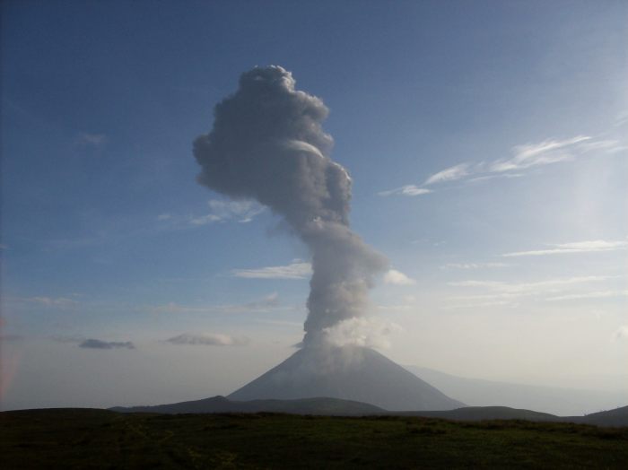 A massive eruption