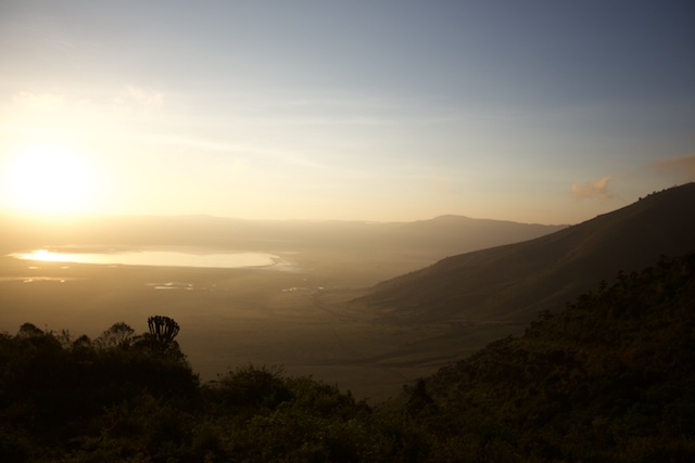 Ngorongoro Crater at dawn