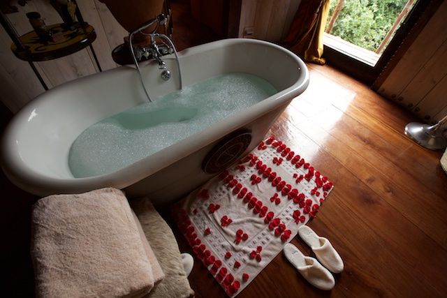 Ngorongoro Crater Lodge bathtub