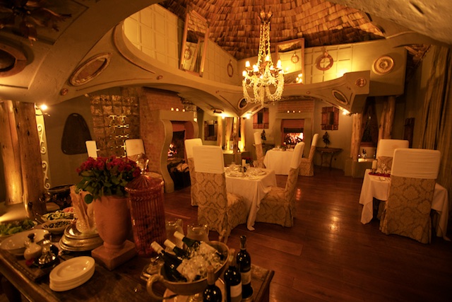 Ngorongoro Crater Lodge dining room