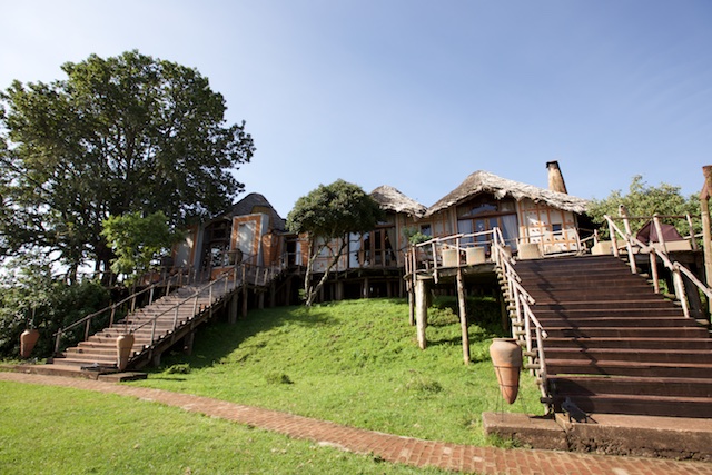 Ngorongoro Crater Lodge front view