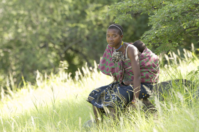 A Hadzabe Woman and Child.