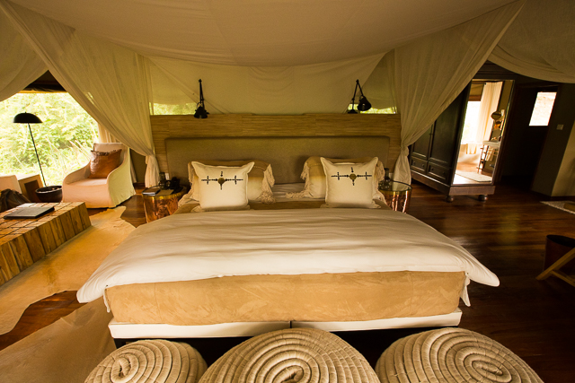 Mwiba Lodge bed