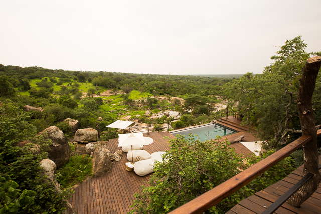 Mwiba Lodge swimming pool deck