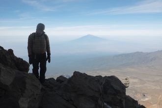 View of Mt Meru