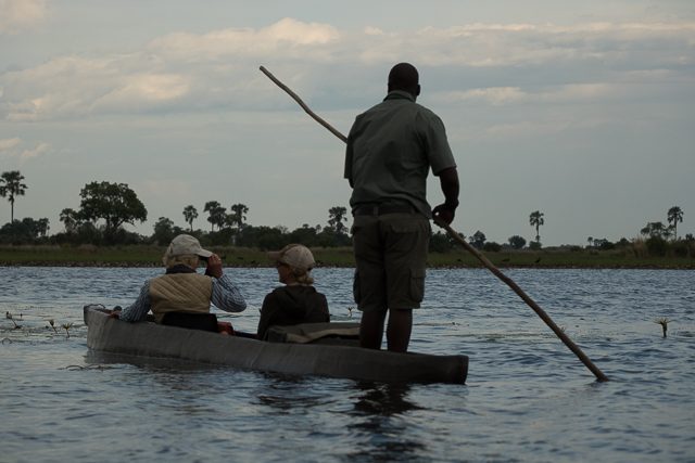 mokoro ride in the Delta