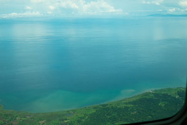 Lake Tanganyika from the air