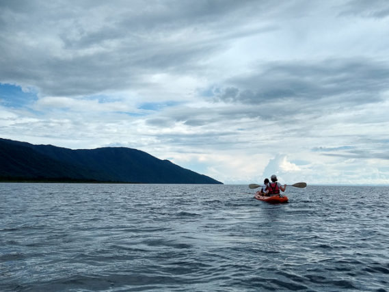 Kayaking on Lake Tanganyika