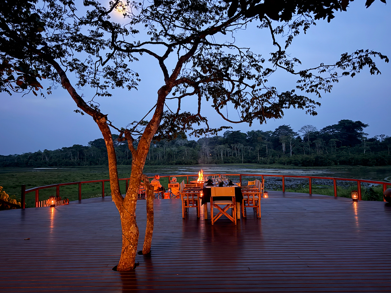 Campfire at Lango Lodge Campfire at Lango Lodge